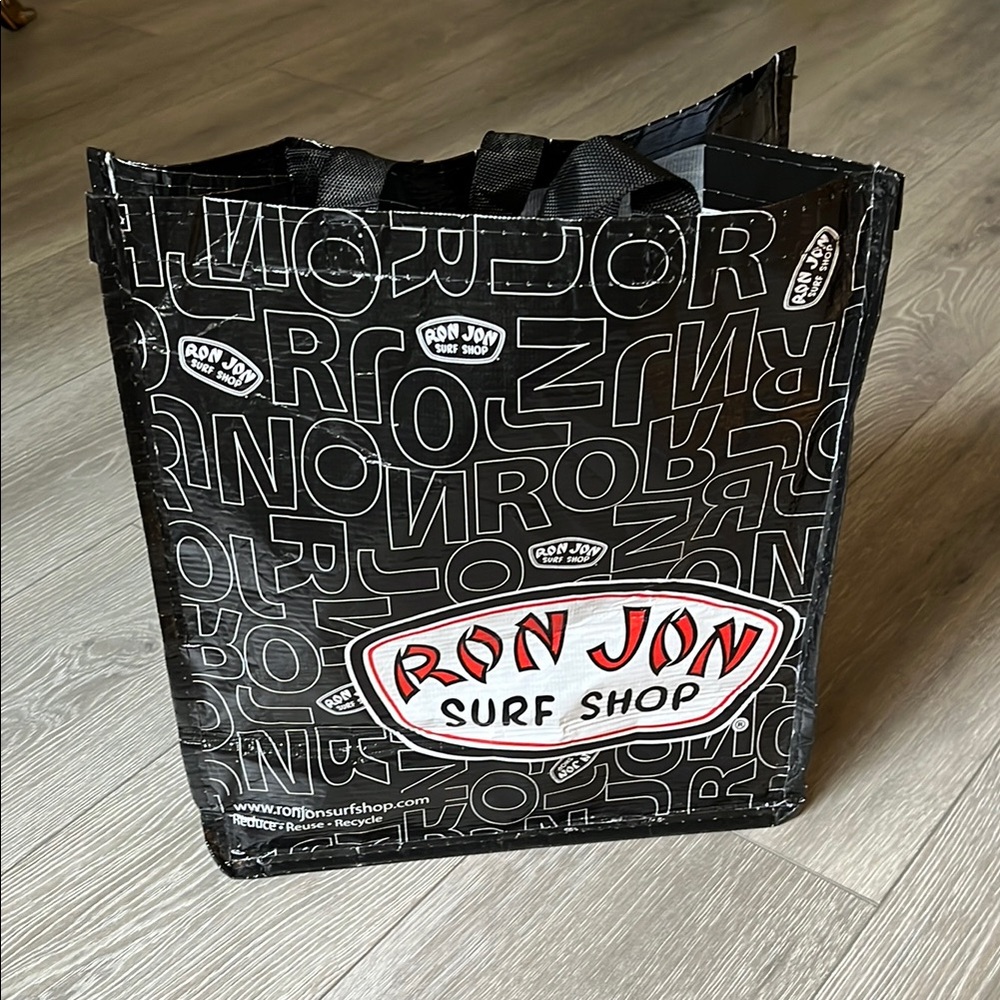 Ron Jon Black Tote Bag